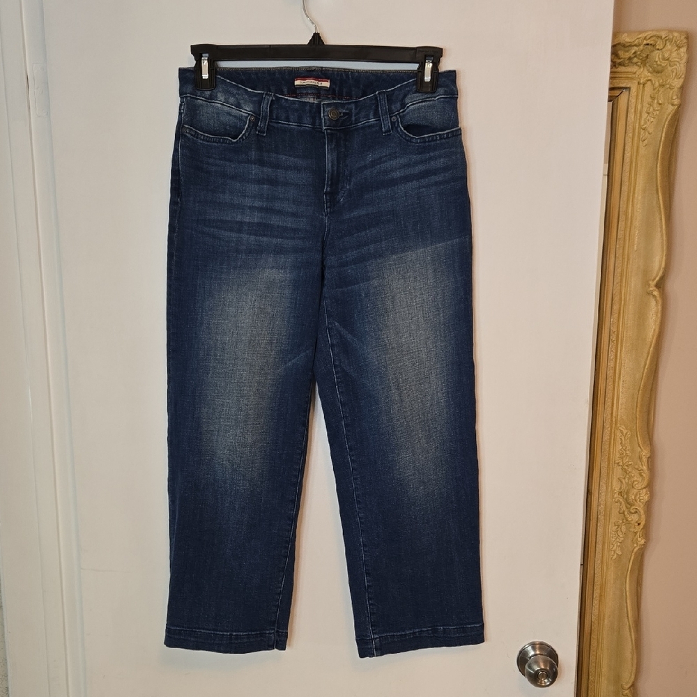 Tommy Hilfiger Wide Leg Crop Denim Jeans 4